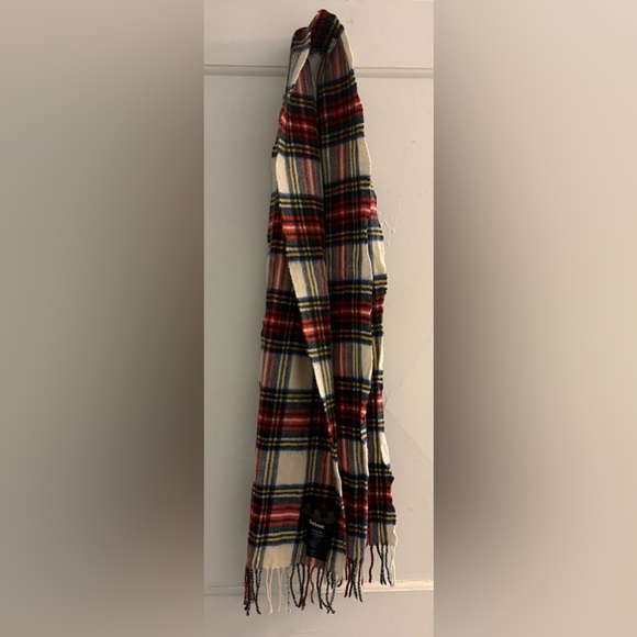 Barbour Tartan 100% Lambswool Scarf - Picture 1 of 2